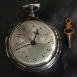 Relógio Inglês prata – 1805