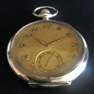 Relógio de bolso caixa de prata