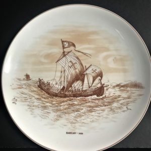 3 Pratos Porcelana V.A. “Museu da Marinha”