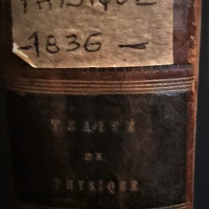 Livro “Traité Élémentaire de Physique” – 1836