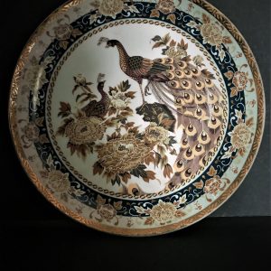 Prato decorativo em porcelana Japonesa