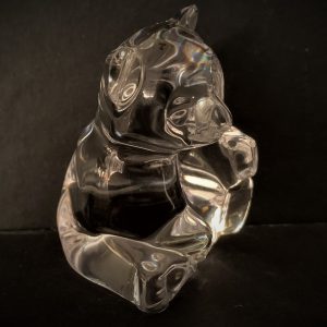 Figura (ursinho) em cristal Atlântis
